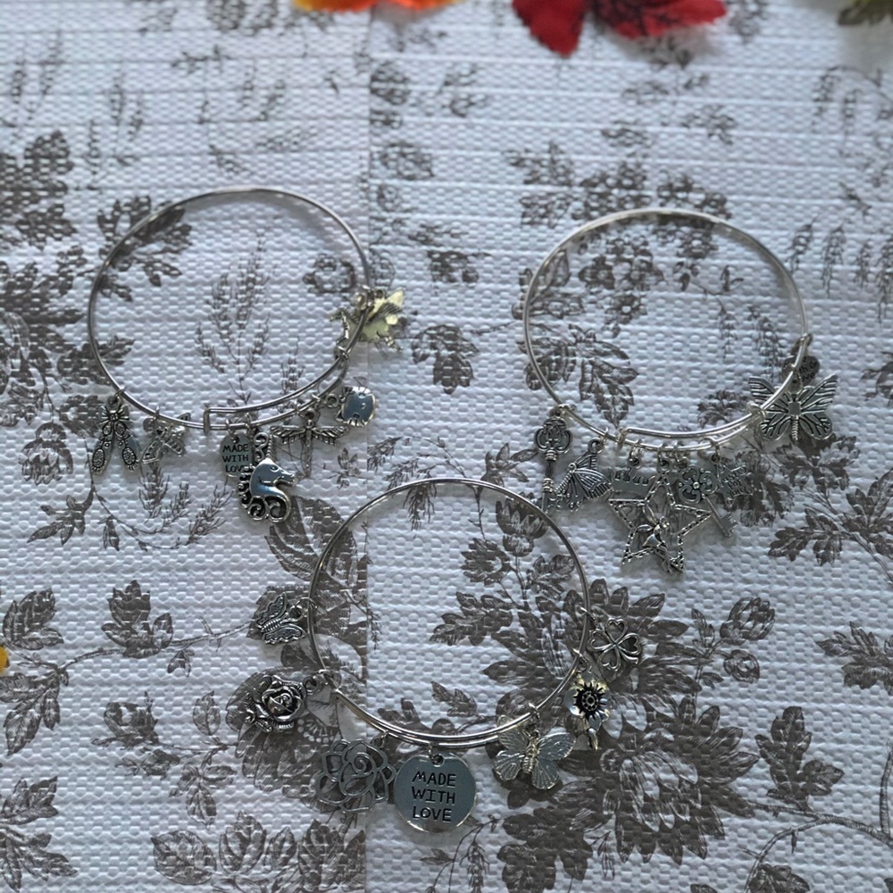 Sliver & Gold charm bracelets